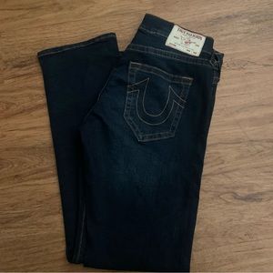 True religion relaxed straight jeans size 31